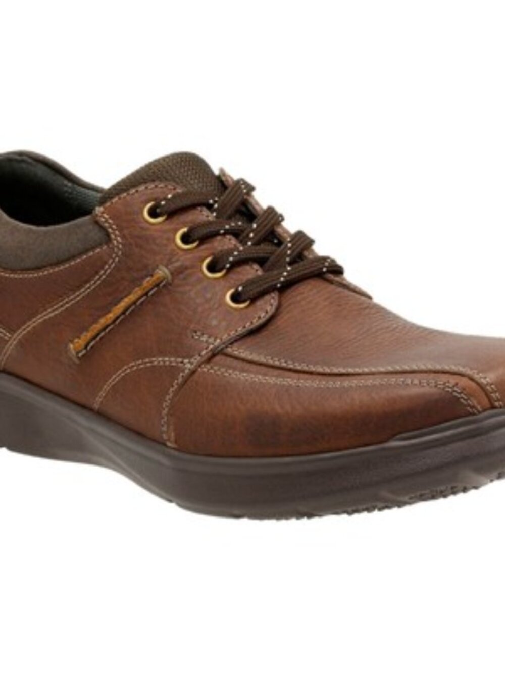 Clarks - Mens Cotrell Walk Shoe, size 15 US mens, color brown.